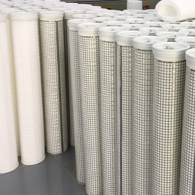 Chất liệu polyester Bộ lọc nước nhiệt độ cao Hỗ trợ lồng thép không gỉ