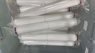 PBT Series Tất cả các hộp lọc dòng chảy cao bằng polyester PET để lọc chính xác với nhiệt độ cao 120 ° C