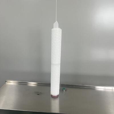 20 inch cao mật độ Pleated Polypropylene bộ lọc hộp mực với 0.1-20um Micron lọc