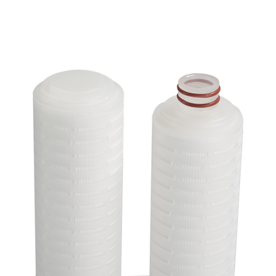68.5mm PP Pleated Filter Cartridge với nhiệt độ tối đa 80 °C để khử trùng nước nóng