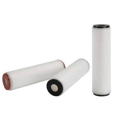 0.2m2 PVDF Filter Cartridge với Hydrophilic Hydrophobic Membrane Filter