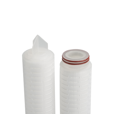 0.2m2 PVDF Filter Cartridge với Hydrophilic Hydrophobic Membrane Filter