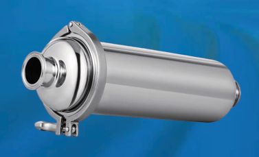 Thiết bị lọc đường ống cấp độ vệ sinh với thiết kế dòng chảy lên-trên-dưới-ra phù hợp với tiêu chuẩn GB150-2011