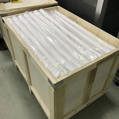 PHFZ Series Backflushable Pleated Filter Cartridge để loại bỏ sắt trong nước ngưng tụ nhà máy điện với thiết kế hàn 40 "và 30"