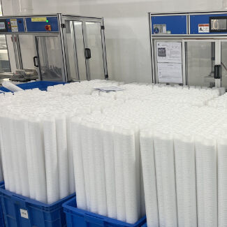 70'' Cổ lọc nhà máy điện với 1um đến 10um Micron và thép không gỉ 304/316L cho lọc nước ngưng tụ