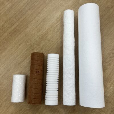 10inch PP Melt Blown Filter Cartridge với mật độ lỗ chân lông và chứng nhận ISO9001 để làm sạch nước