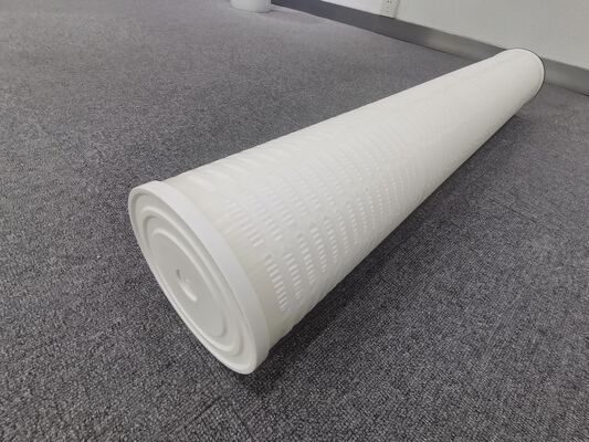 60 inch High Flow Filter Cartridge với Polypropylene Pleated Media cho lọc nước 0,1-100um