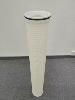 60 inch High Flow Filter Cartridge với Polypropylene Pleated Media cho lọc nước 0,1-100um