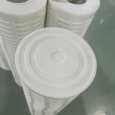 60Inch Chiều dài PBT Series Polyester Filter Cartridge cho Nhiệt độ cao 120°C và Áp suất làm việc 4bar