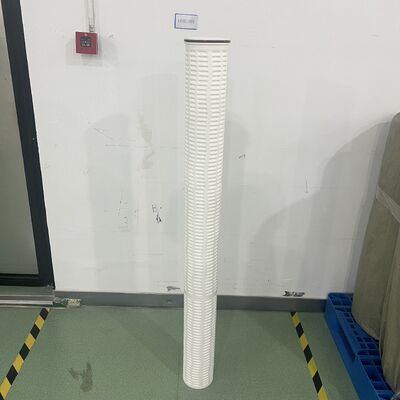 60Inch Chiều dài PBT Series Polyester Filter Cartridge cho Nhiệt độ cao 120°C và Áp suất làm việc 4bar