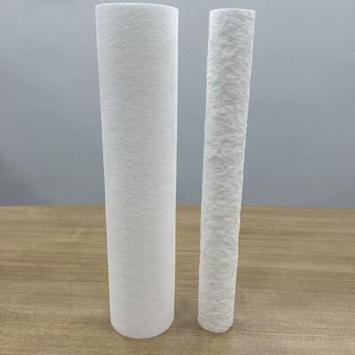 20 inch Lõi lọc Melt Blown với mật độ lỗ rỗng phân cấp và chứng nhận ISO9001 để lọc nước
