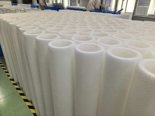 40 inch High Flow Filter Cartridge với hai đầu mở để lọc nước biển