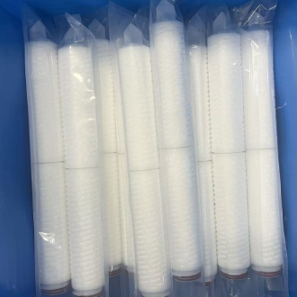 20 inch cao mật độ Pleated Polypropylene bộ lọc hộp mực với 0.1-20um Micron lọc