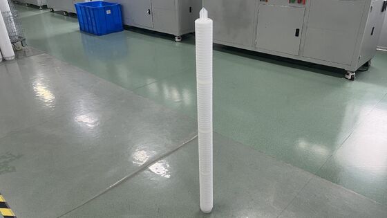 ELPP Series Electronic Grade Low Extractable Adhesive-Free High Purity PP Nano Fiber Filter Cartridge with 0.1-25μm Filtration Precision