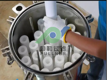 ISO chứng nhận SS304/316L Multi-Cartridge Filter Housing cho RO xử lý trước & xử lý nước công nghiệp