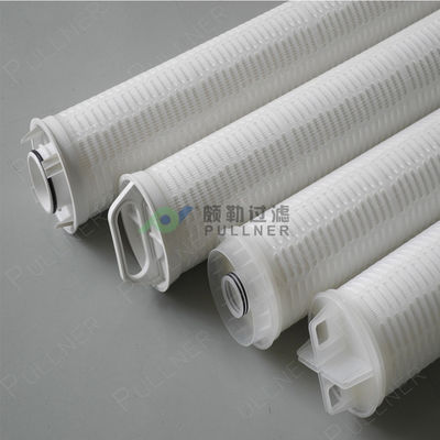 60 inch High Flow Filter Cartridge với Polypropylene Pleated Media cho lọc nước 0,1-100um